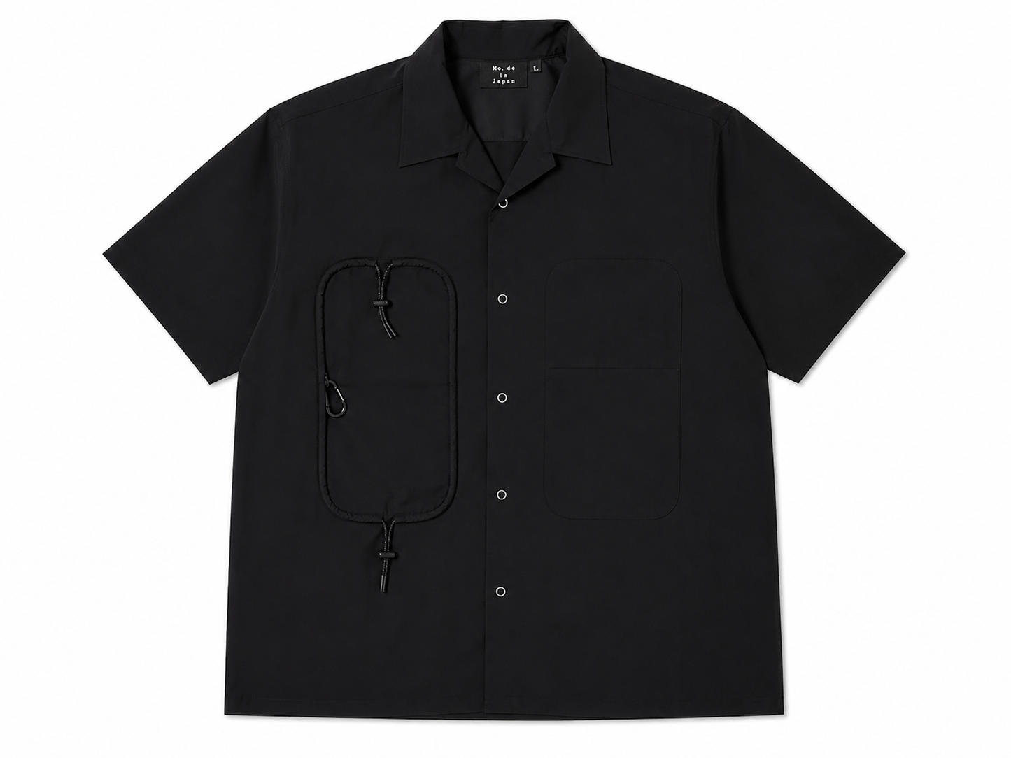 【Mo,de in Japan】COCOON-PACKHIRT半袖シャツ